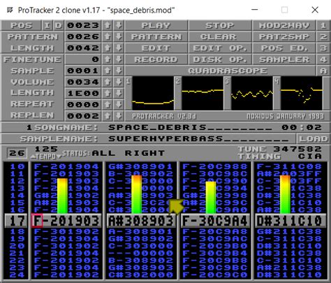 protracler|ProTracker 2 clone for Windows/macOS/Linux .